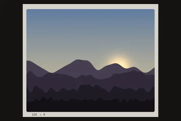 120 film border, 6x7 clear base overlay preview