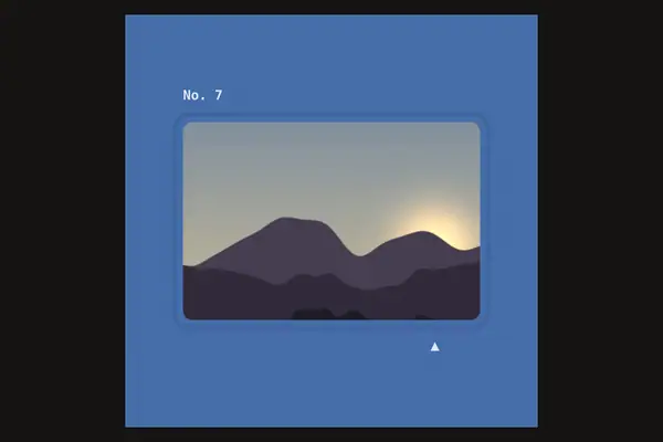 Slide mount, blue overlay preview