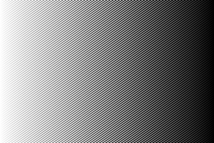 Line halftone, linear gradient overlay preview